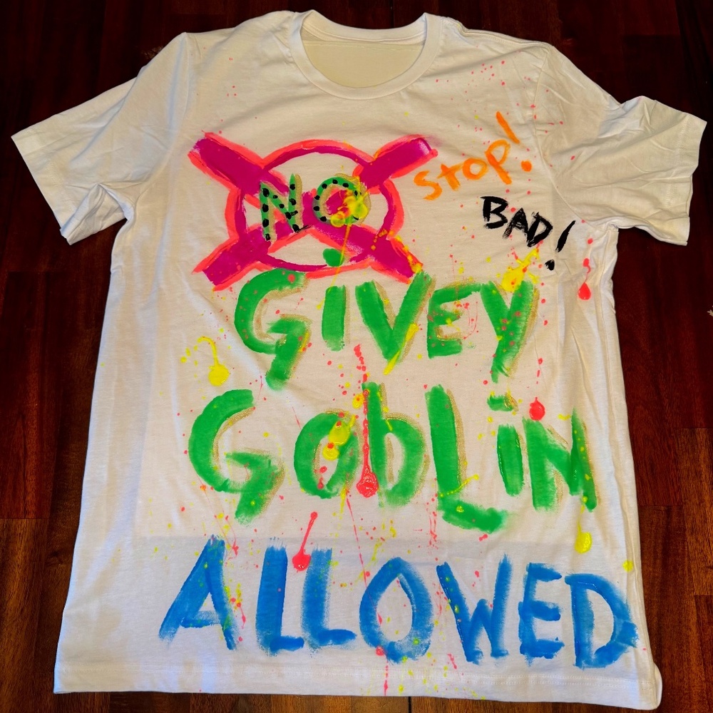 CUSTOM GIVEY GOBLIN SHIRT NWT
